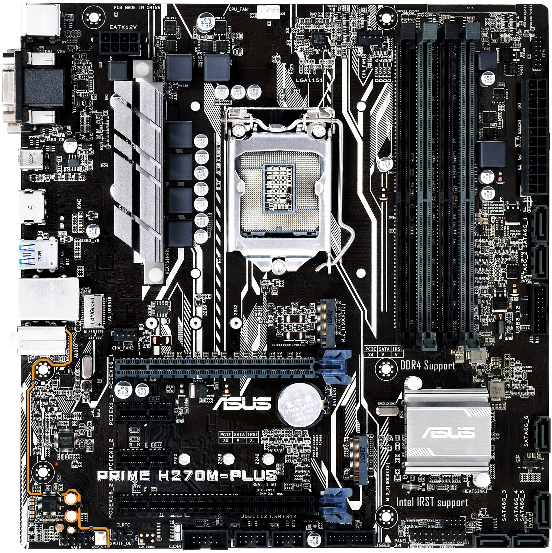 Asus Prime H270M-Plus - Motherboard Specifications On MotherboardDB